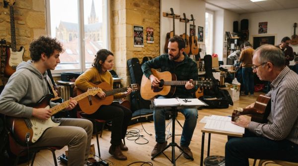 Explorez différentes formations de guitare à Metz selon vos besoins