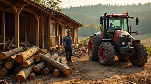 Optimisez votre chantier avec un achat et débardage de bois à Sauviac